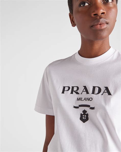 white prada tshirt|Prada shirt men price.